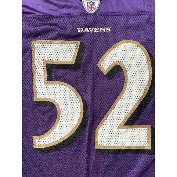 Ravens Ray Lewis Authentic Signed Purple Jersey sz L - Picture 4 of 9